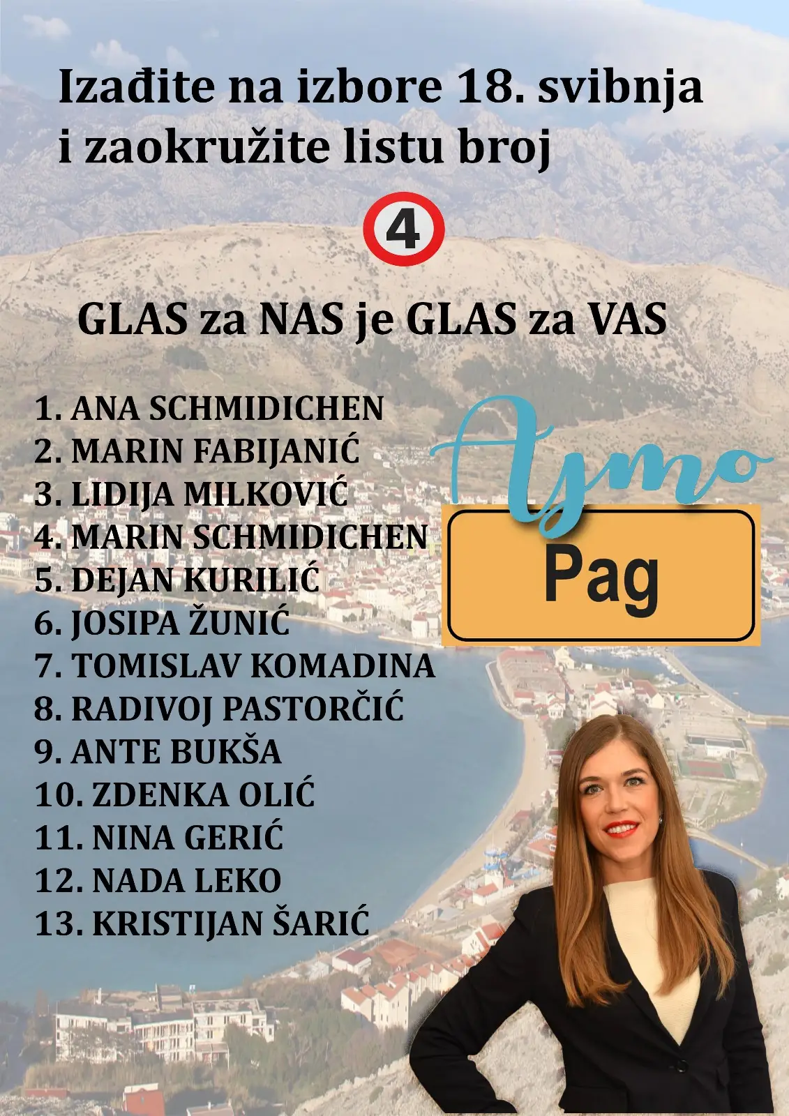 Lista Ajmo Pag